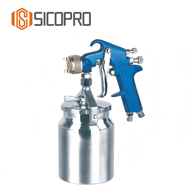 SICOPRO 4001 LVLP Suction Feed Spray Gun with Aluminum Cup