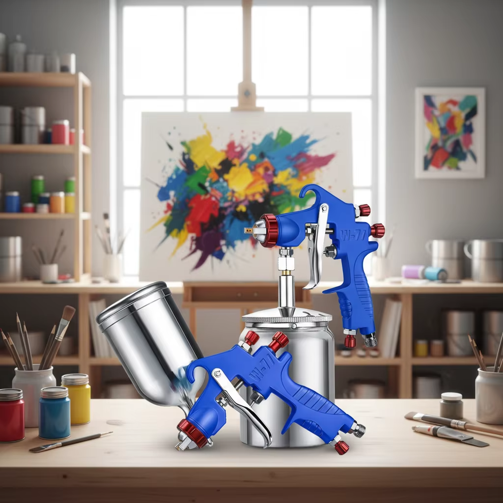 W-71 LVLP Spray Gun Industrial Paint Tool Gravity Type (Unit 2)