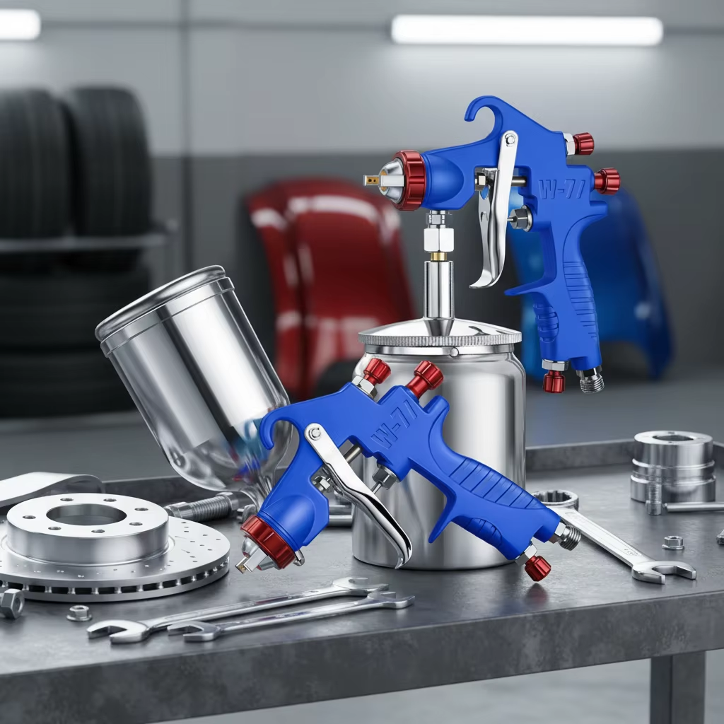 W-71 LVLP Spray Gun Fine Finish Coating Equipment (Unit 4)