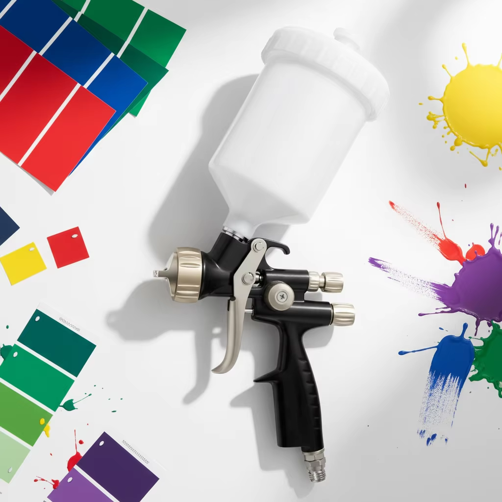 SK-2001 Professional LVLP Spray Gun High Efficiency Gravity Feed Paint Gun