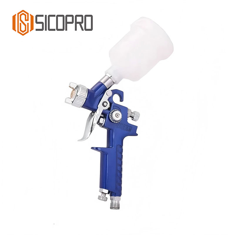 SICOPRO H-2000 Blue LVLP Gravity Feed Spray Gun