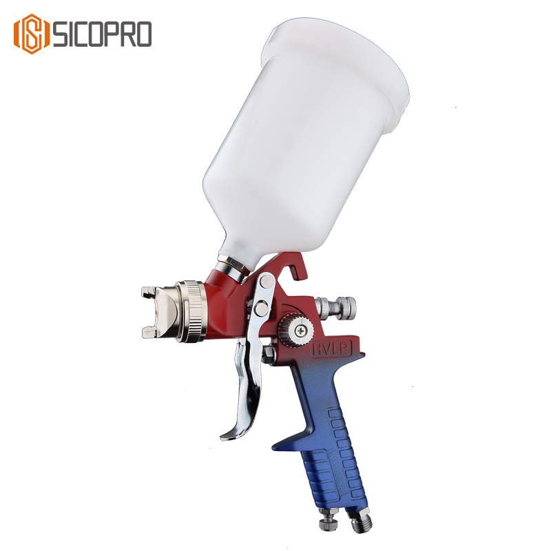 H-827A Dual Color LVLP Spray Gun with Plastic Cup