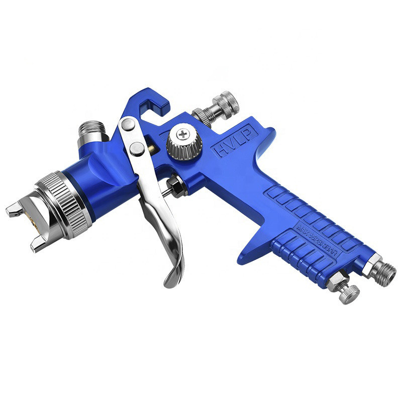 Sicopro H-827P LVLP Spray Gun Kit – 1.3/1.5/1.7mm Nozzles with Aluminum Cups for Auto & Furniture Painting