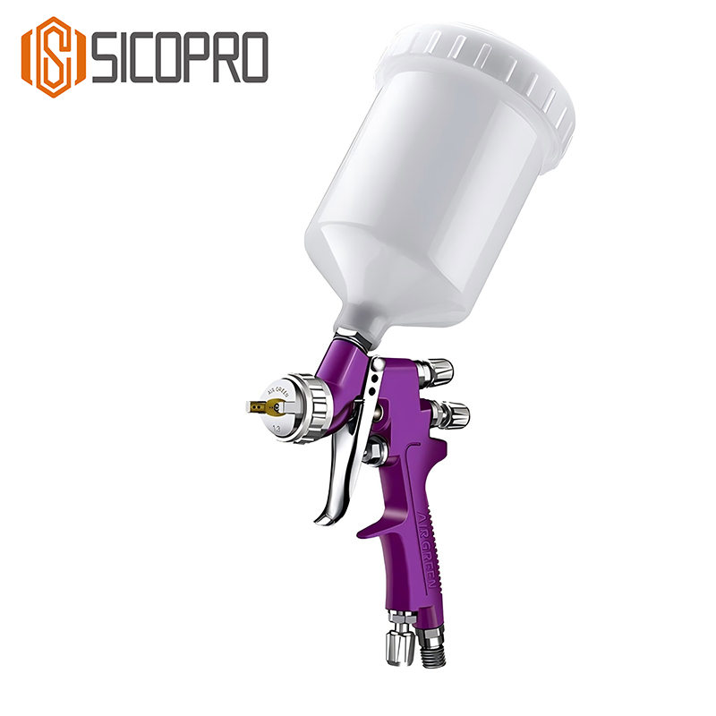 MP-771 LVLP Gravity Feed Spray Gun for Automotive & Wood Finishing