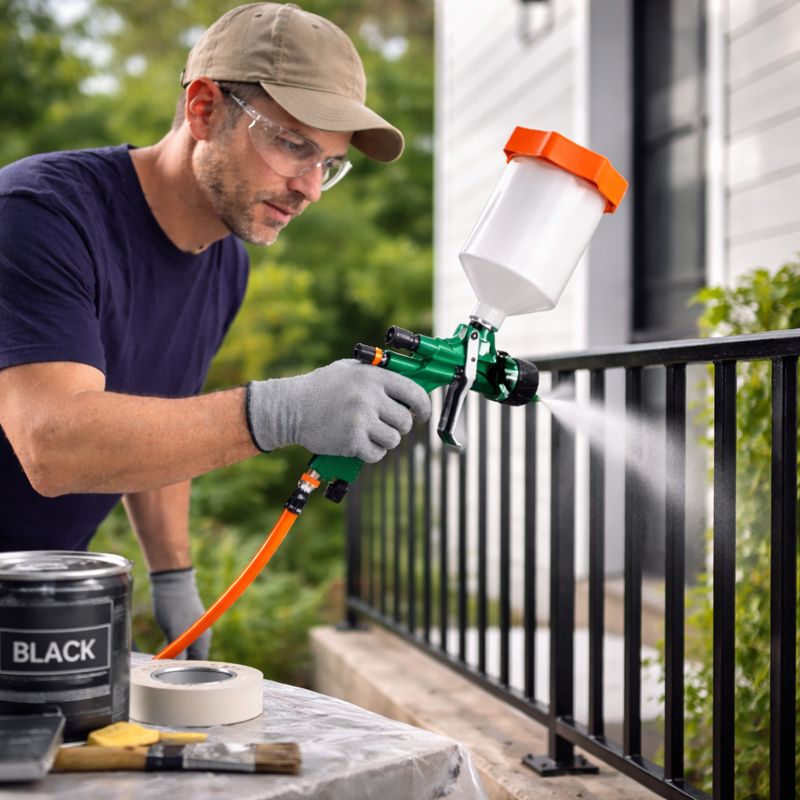 SK-200 Professional LVLP Gravity Feed Spray Gun