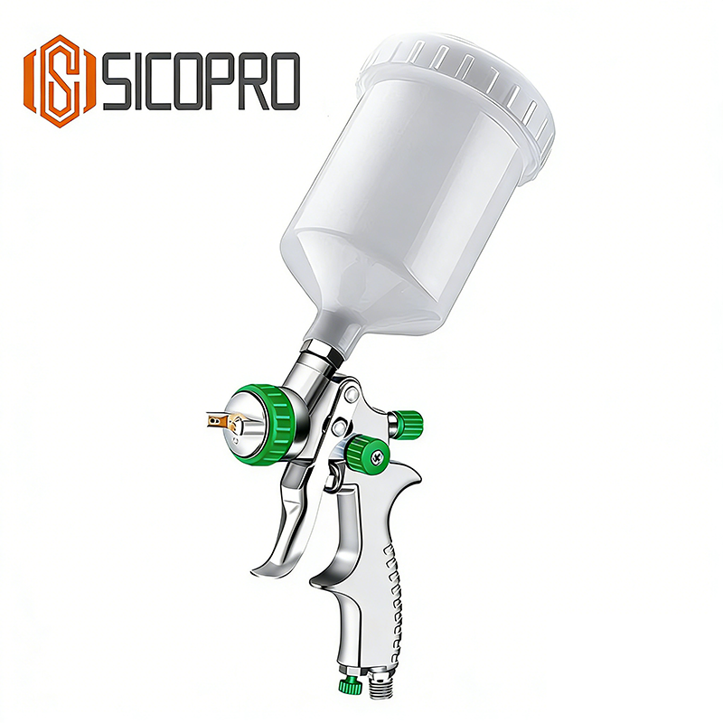 SICOPRO SK-2010 Green LVLP Spray Gun - Eco-Efficient Automotive Refinish Tool