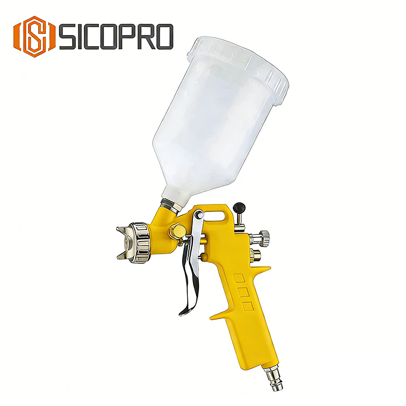 SICOPRO LVLP Gravity Feed Spray Gun - Yellow