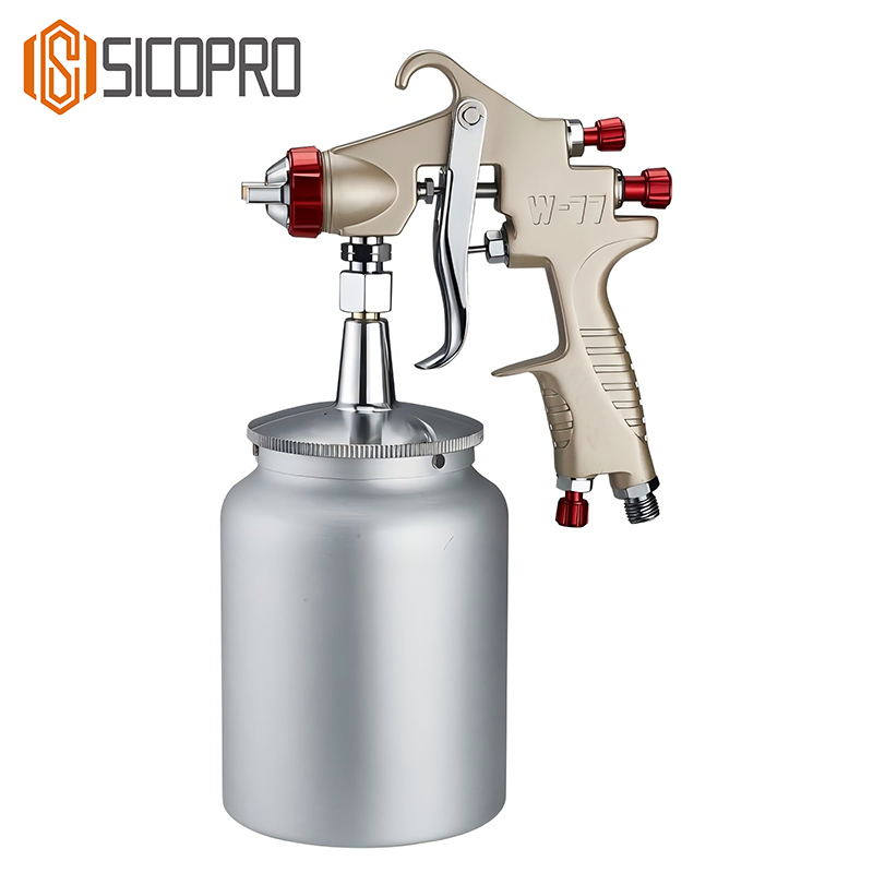 W-77S LVLP Suction Spray Gun – Industrial Refinish Tool