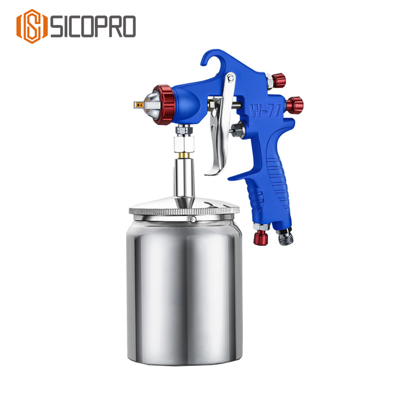 W-71S LVLP Spray Gun – Blue Edition with 1000ml Aluminum Suction Cup