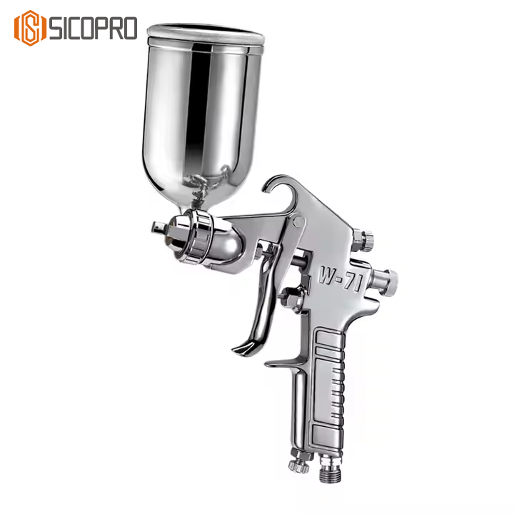 W-71 LVLP Gravity Spray Gun – Professional Air Paint Tool with 600ml Cup