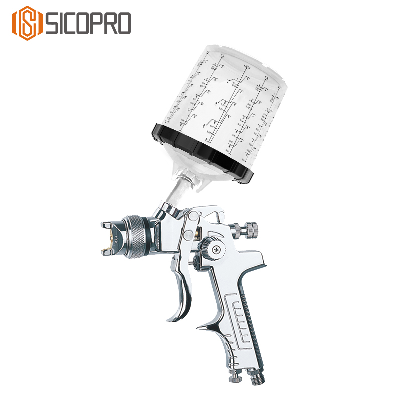 AS-1001 LVLP Spray Gun with Disposable Cup System - Gravity Feed Paint Gun