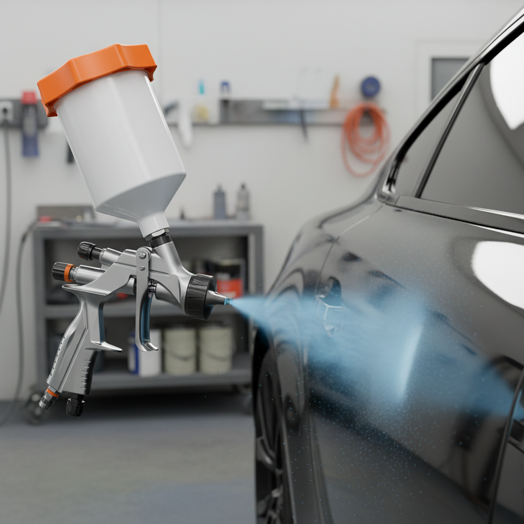 SK-200 LVLP Spray Gun for Industrial Coatings