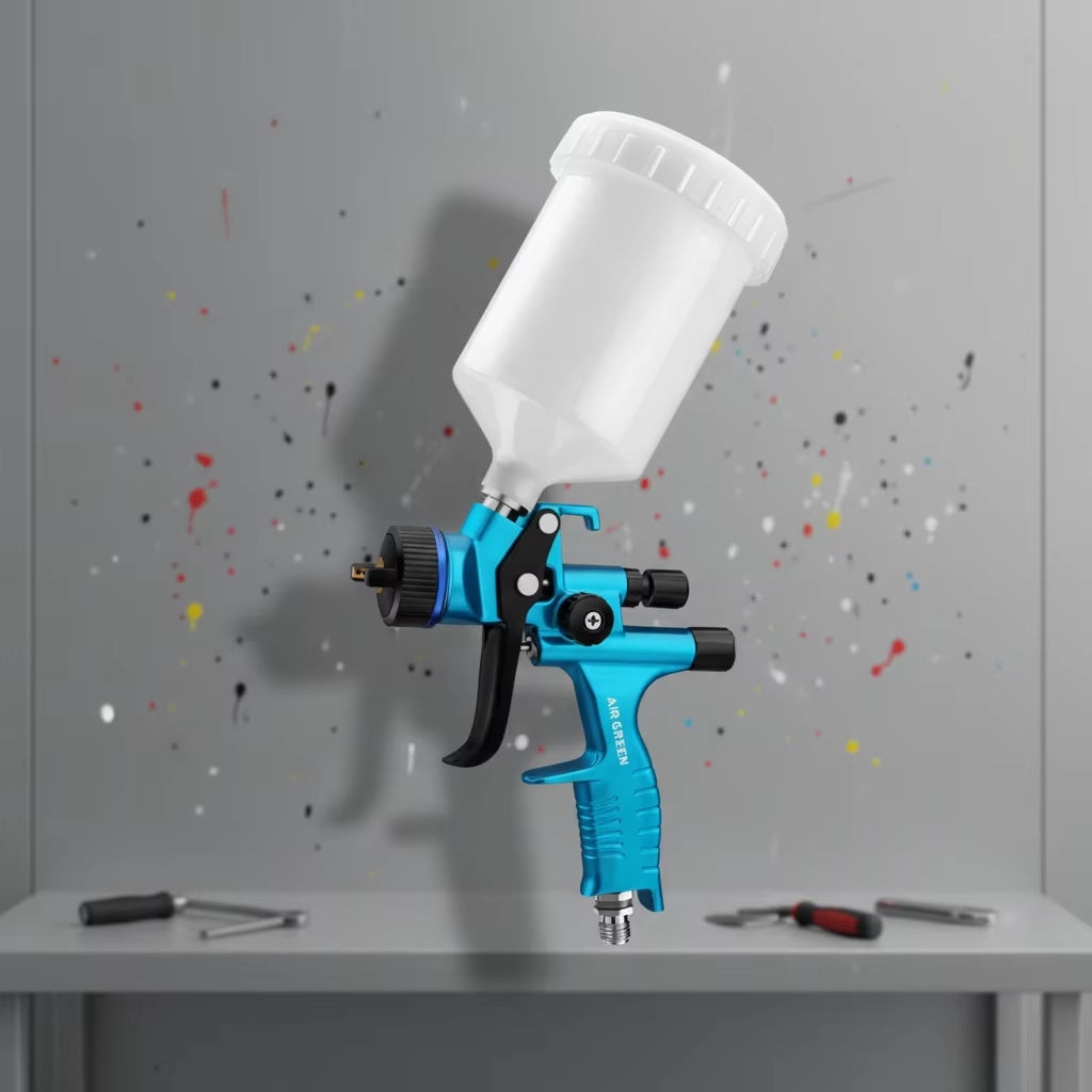 SK-2021 Blue High Efficiency LVLP Spray Gun