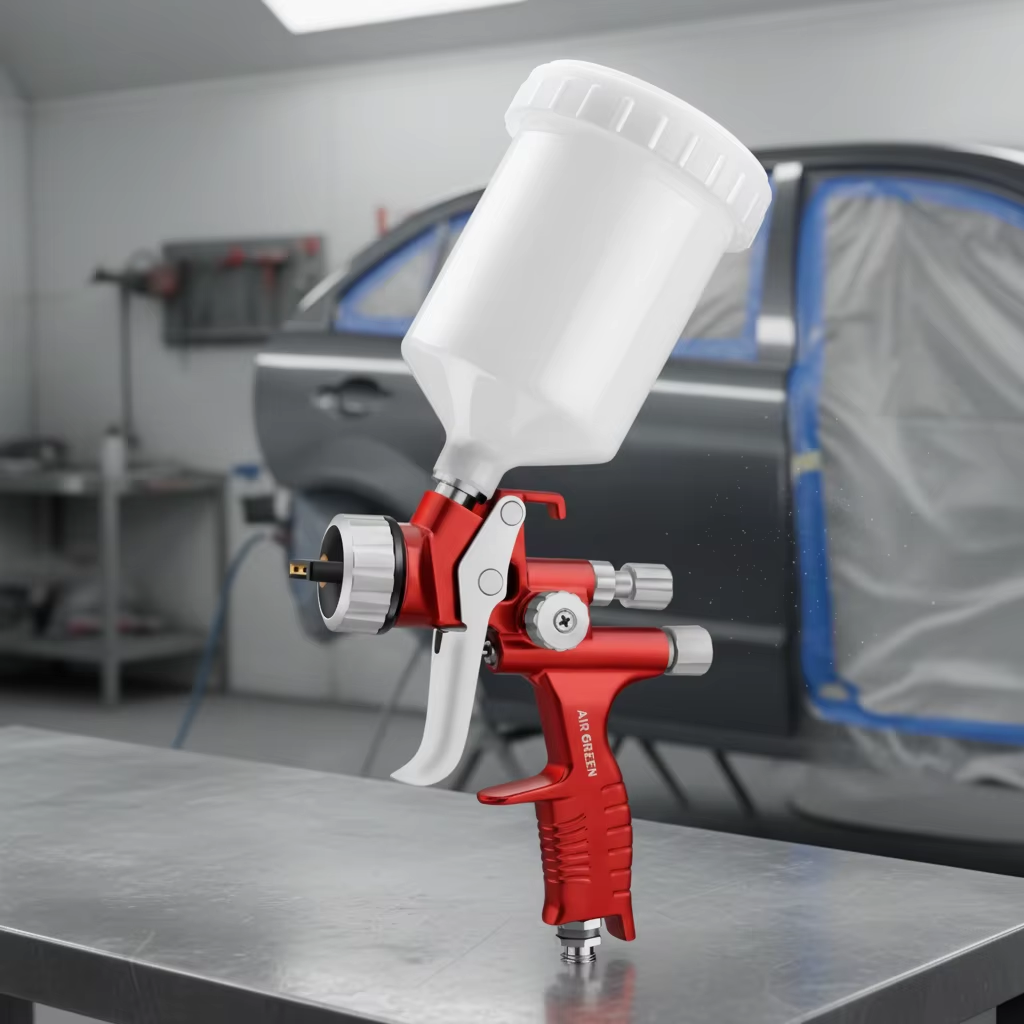 SK-2021 Gravity Feed LVLP Paint Spray Gun for Body Shop