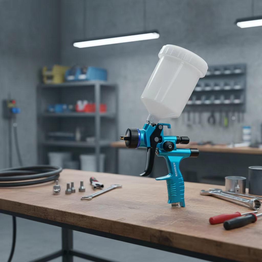 SK-2021 Blue Professional Automotive LVLP Spray Gun