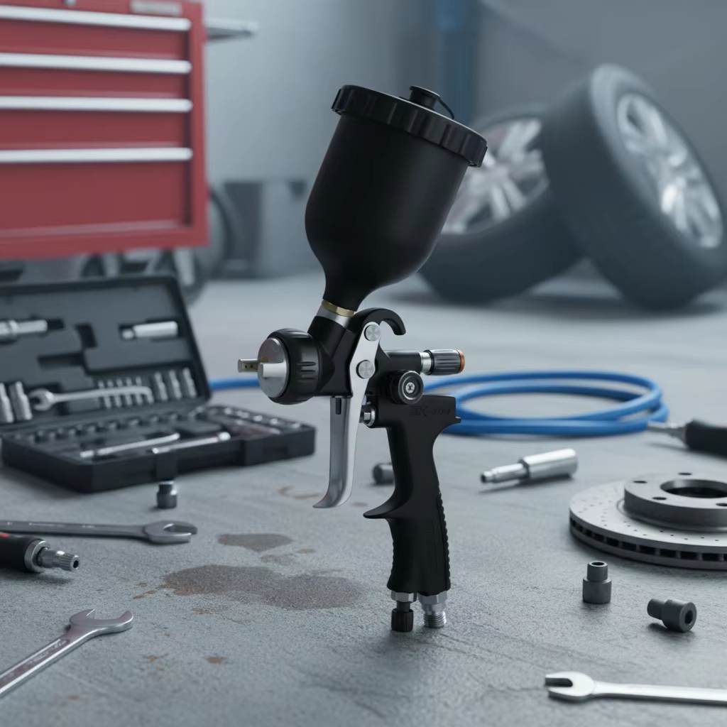 Professional SK-100 Automotive LVLP Spray Gun with Gravity Feed System