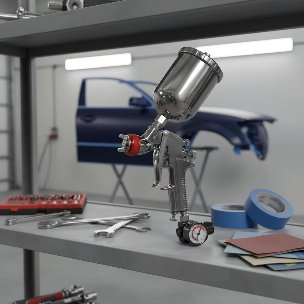 4001P LVLP Spray Gun – Professional Automotive Gravity Feed Paint Gun