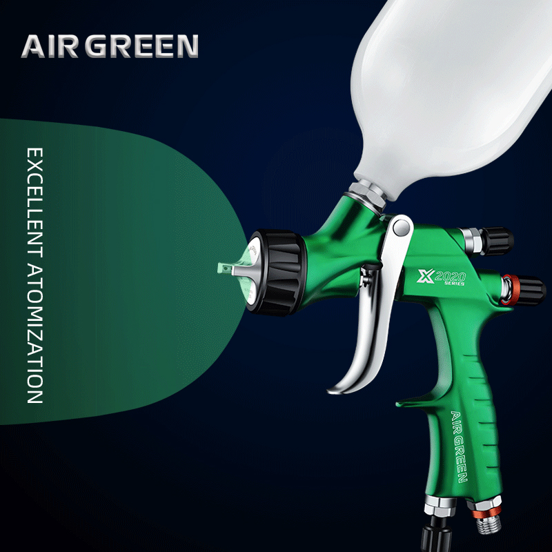 SK-2020 HVLP Spray Gun with 600ml Cup – High Transfer Efficiency