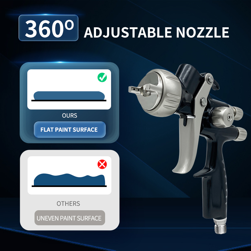 SK-70 LVLP Spray Gun – Compact Precision Refinish Tool for Automotive & Industrial Use