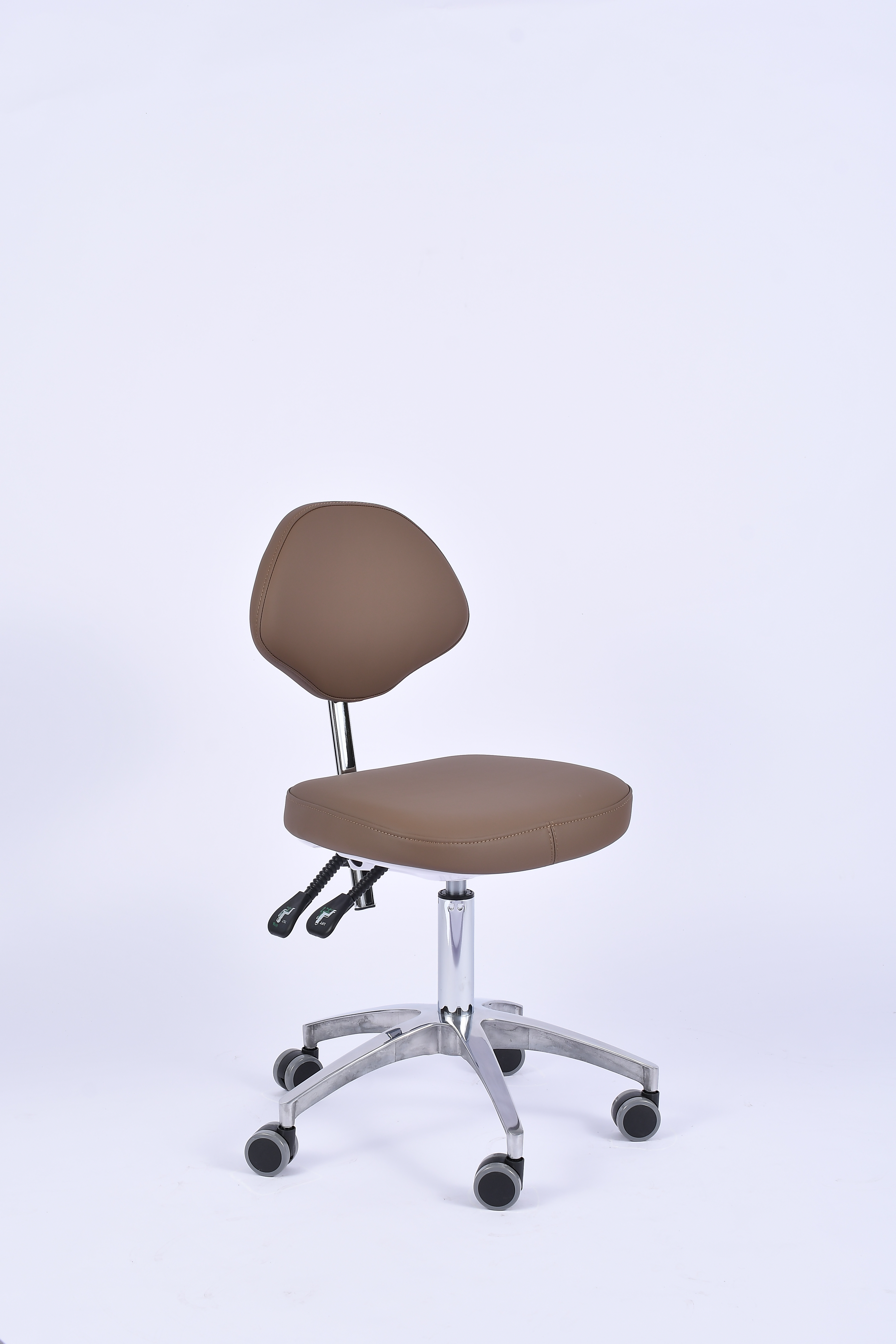 Industrial Polyurethane Casters Height Adjustable Laboratory Chair