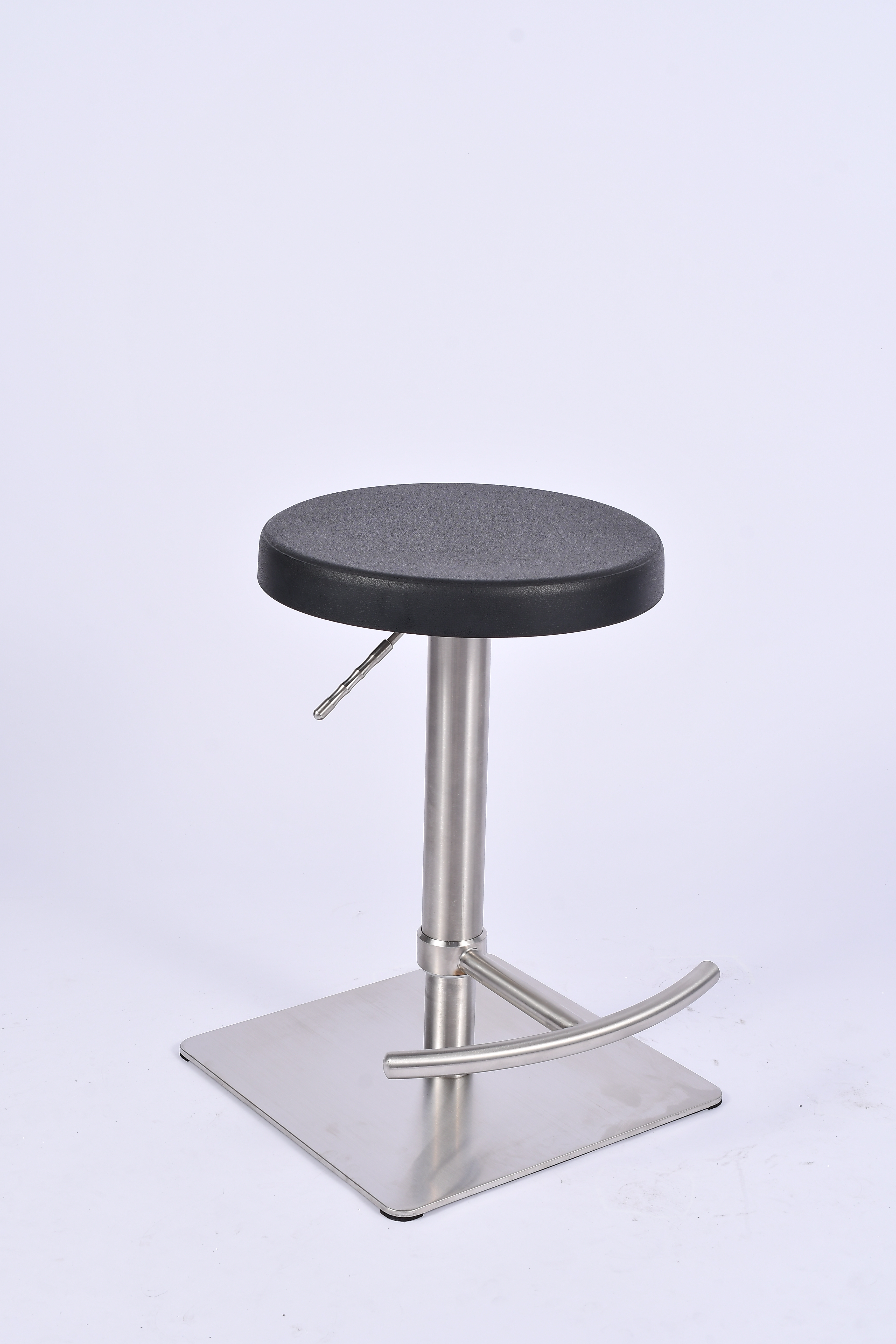 Industrial Polyurethane Adjustable Chrome Ring Casters Laboratory Chair