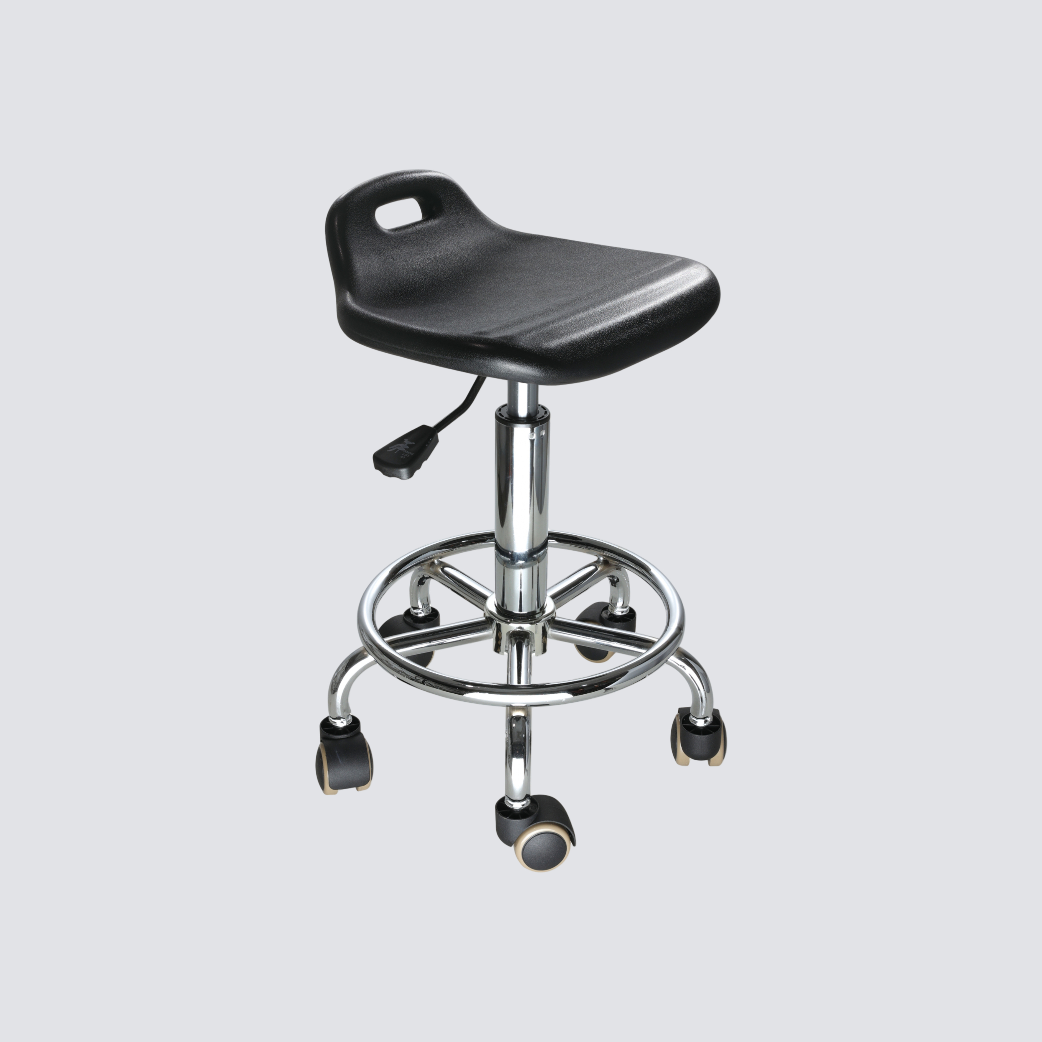 Industrial Polyurethane Rolling Swivel Adjustable Laboratory Chair