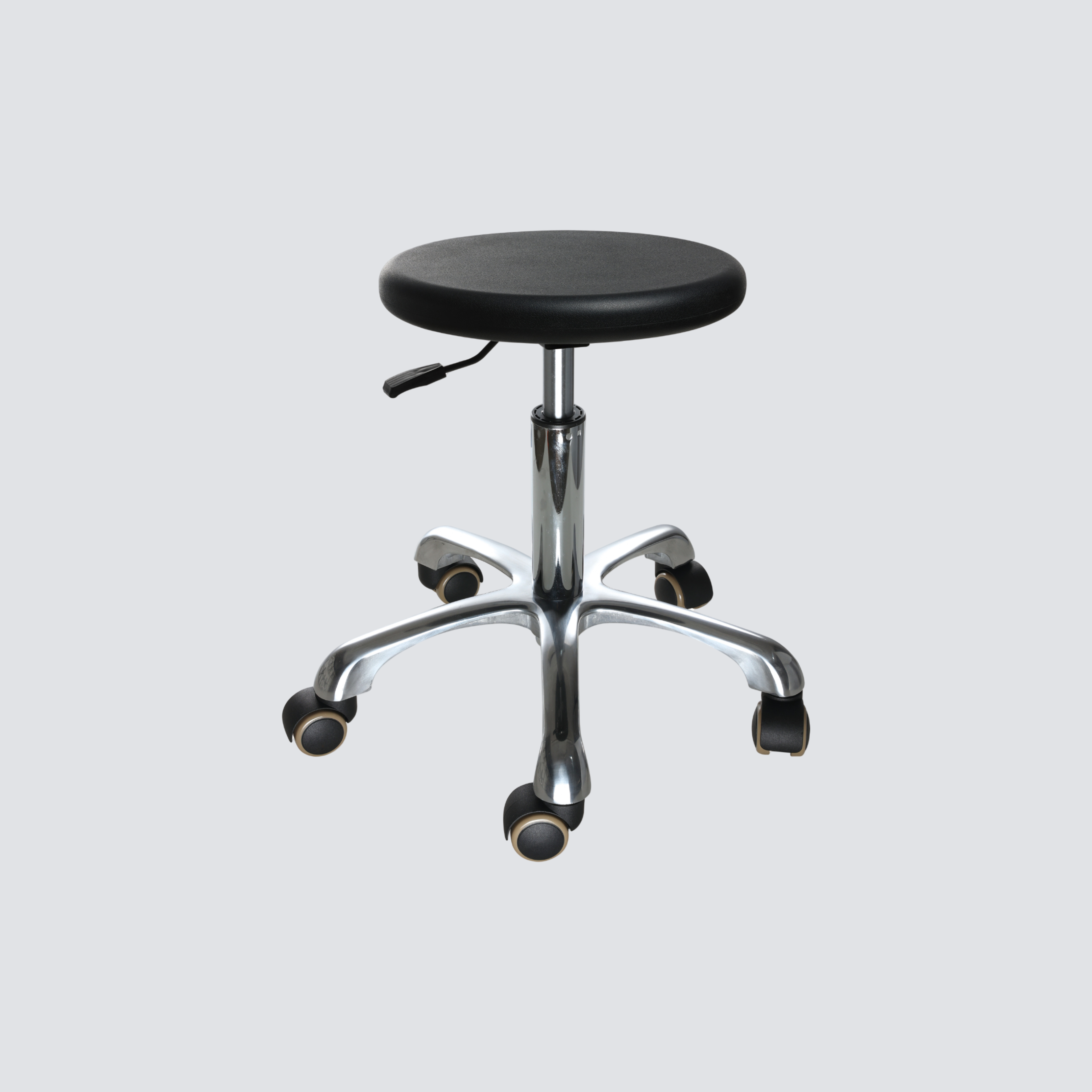 Industrial PU Ergonomic Adjustable Casters Laboratory Chair