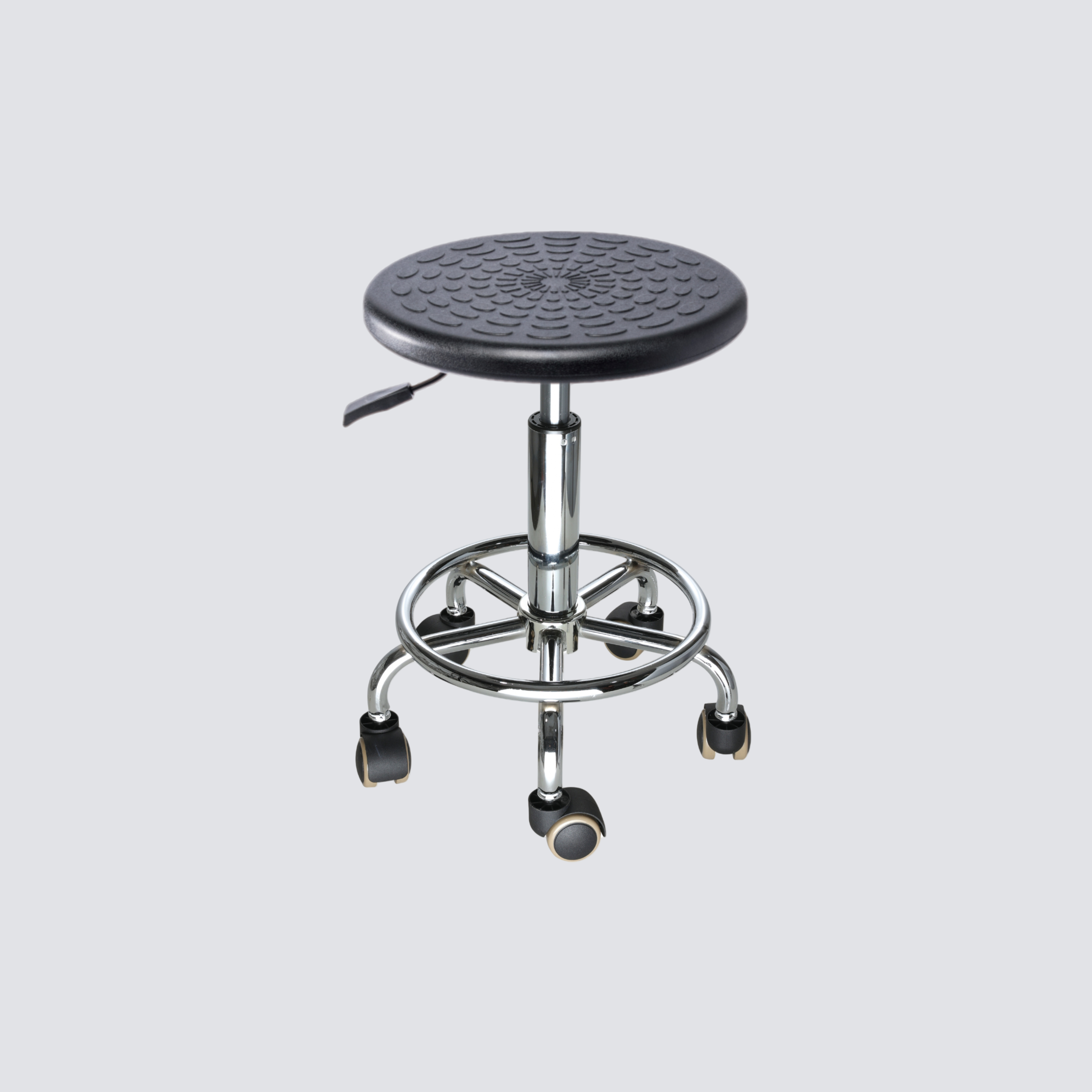 Industrial Polyurethane Smooth Rolling Casters Laboratory Chair