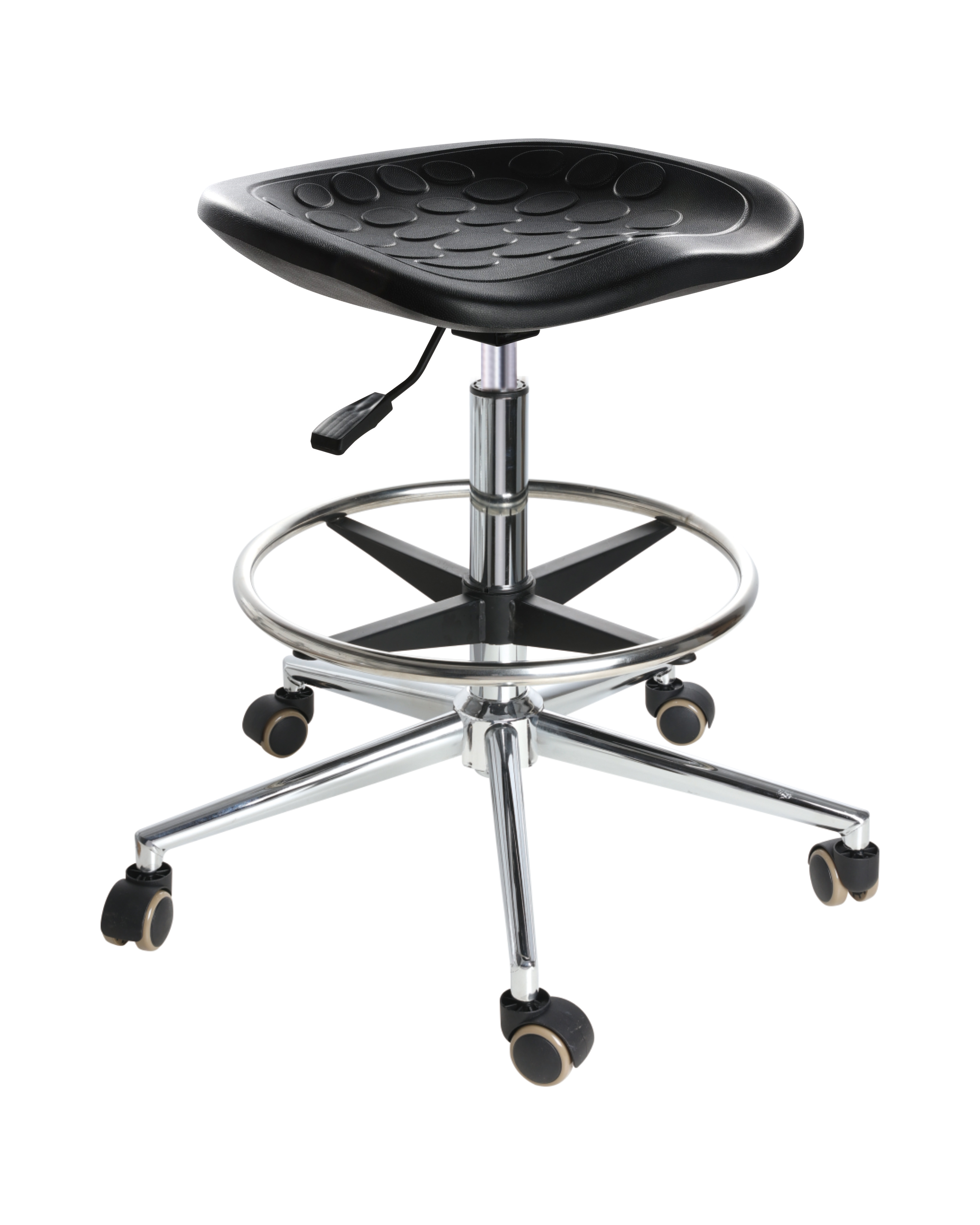 Industrial Polyurethane Adjustable Height Chair for Laboratory