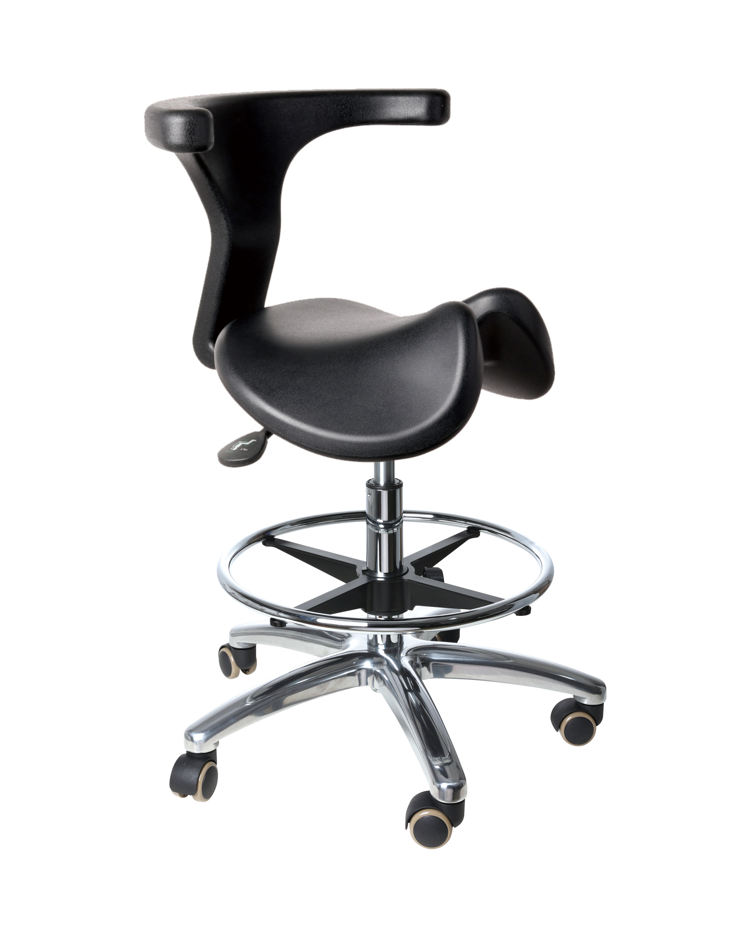 Adjustable Clinical Stool with Foot Ring and Enhanced Mobility Medical Chair