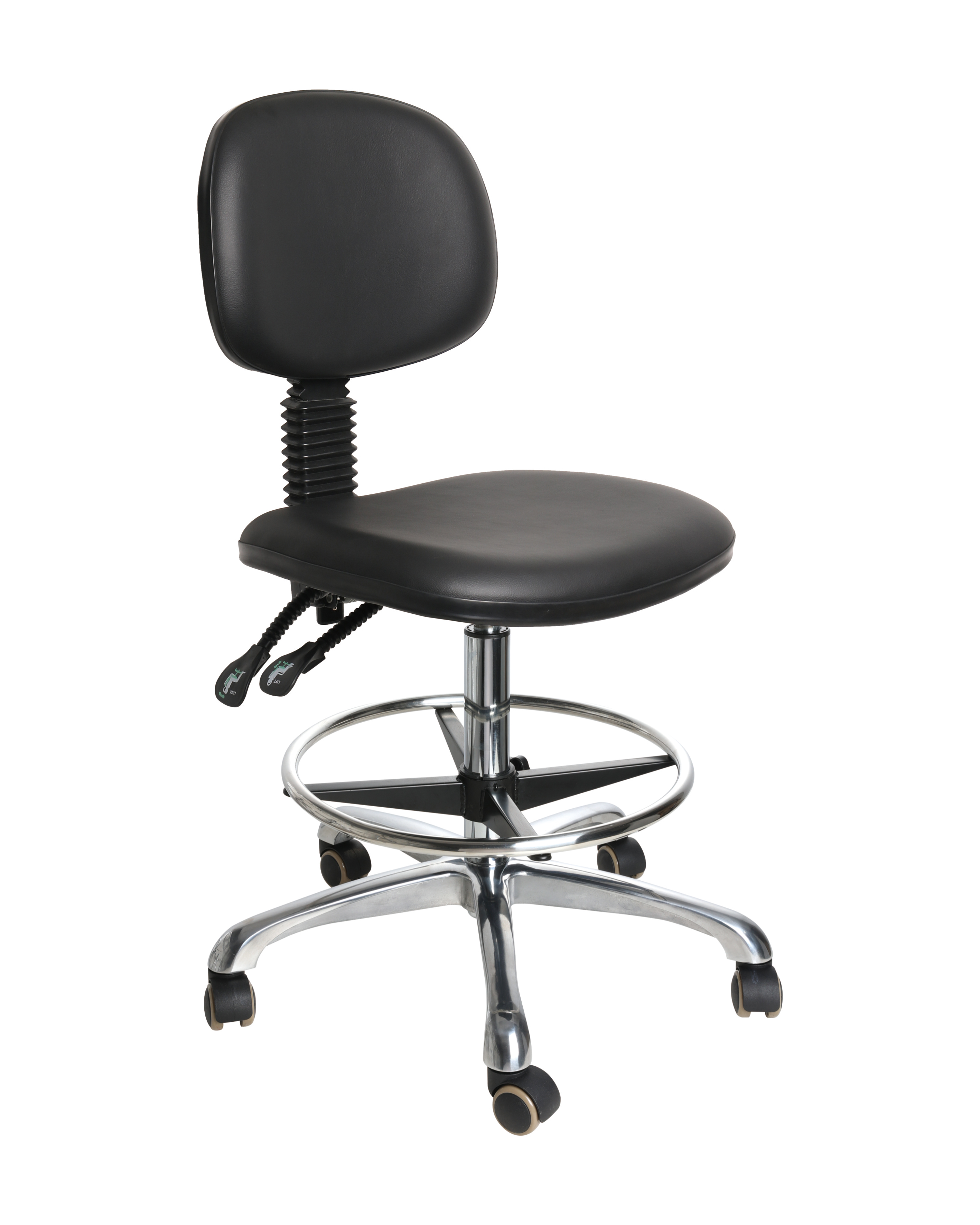 Smooth Rolling Healthcare Seating with Silent Casters and Stability Base Medical Chair