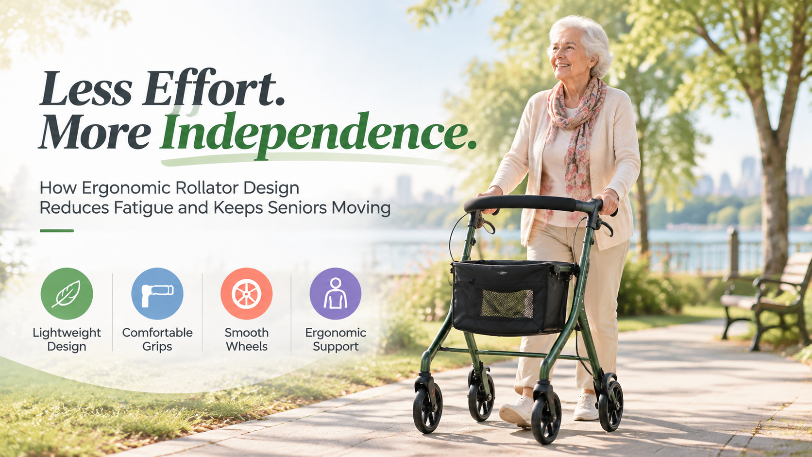 The Role of Ergonomic Support in Reducing Fatigue for Seniors: How Better Design Encourages Safer and Longer Mobility