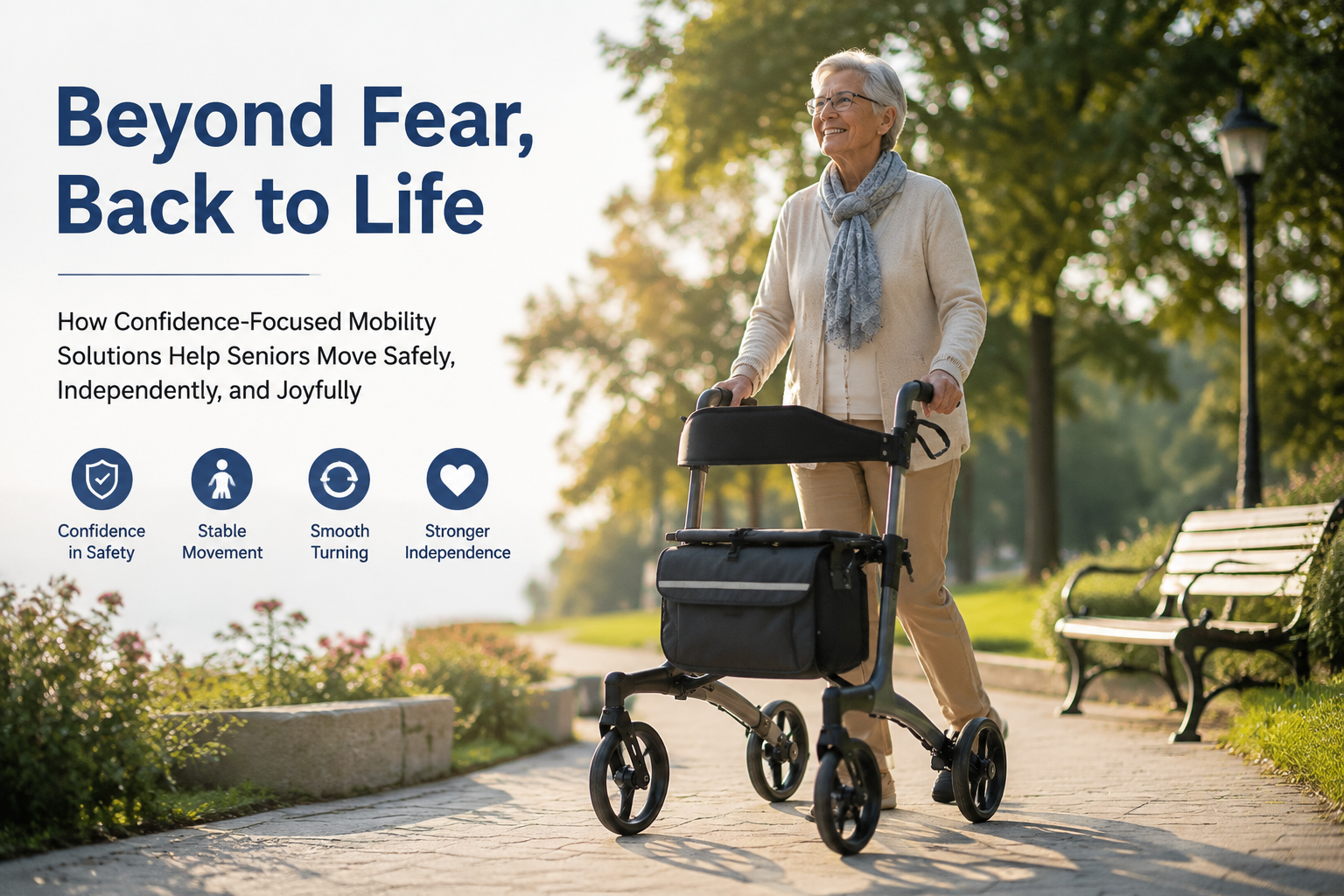 How Better Rollator Design Can Restore Mobility Confidence for Seniors with Anxiety-Related Balance Issues