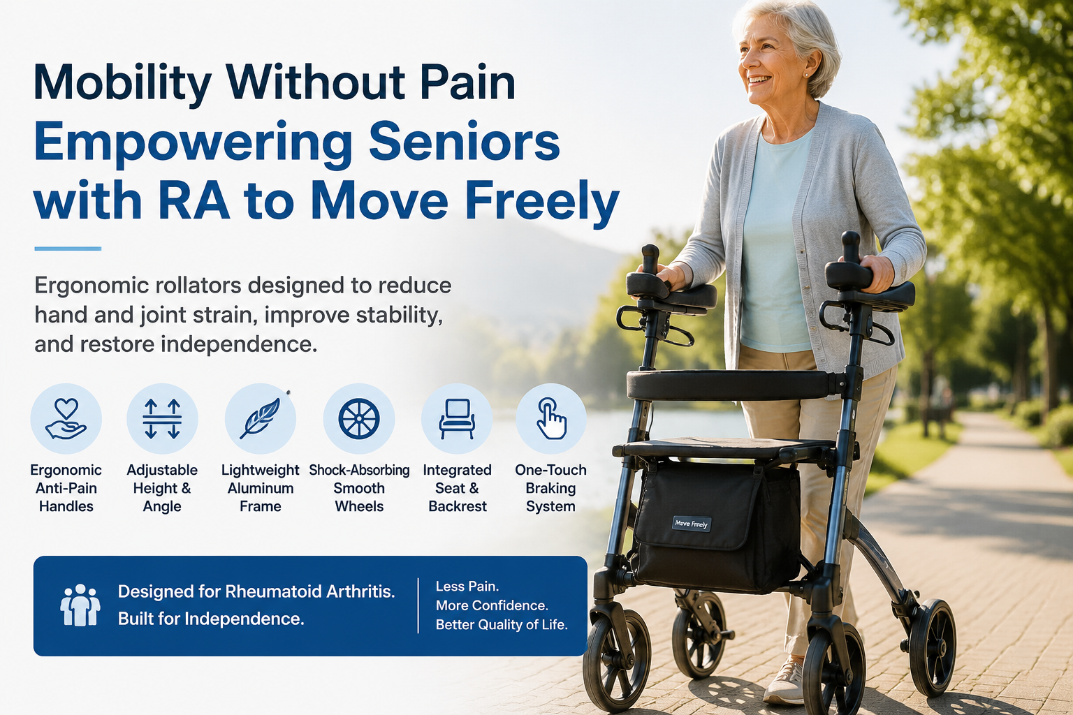 What if holding a mobility aid caused more pain than it relieved?