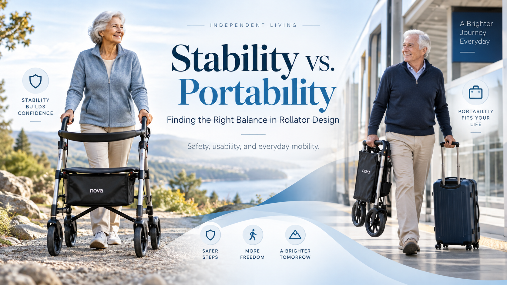What if the biggest challenge in mobility aid design is not performance itself, but the trade-off between stability and portability? In real-world senior care, this tension defines whether a device is truly usable or just technically functional.