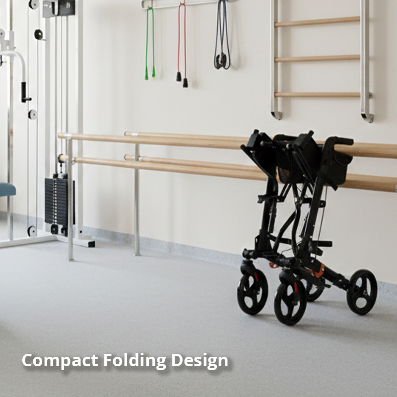 AR2023-P   Rollator Walker with Seat for Elderly with Seat | Foldable Mobility Aid for Fall Prevention & Safe Walking Support