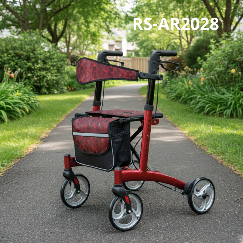 RS-AR2028 Mobility Rollator for People Restricted Mobility Stylish Lightweight Durable Designed Outdoor Use Active