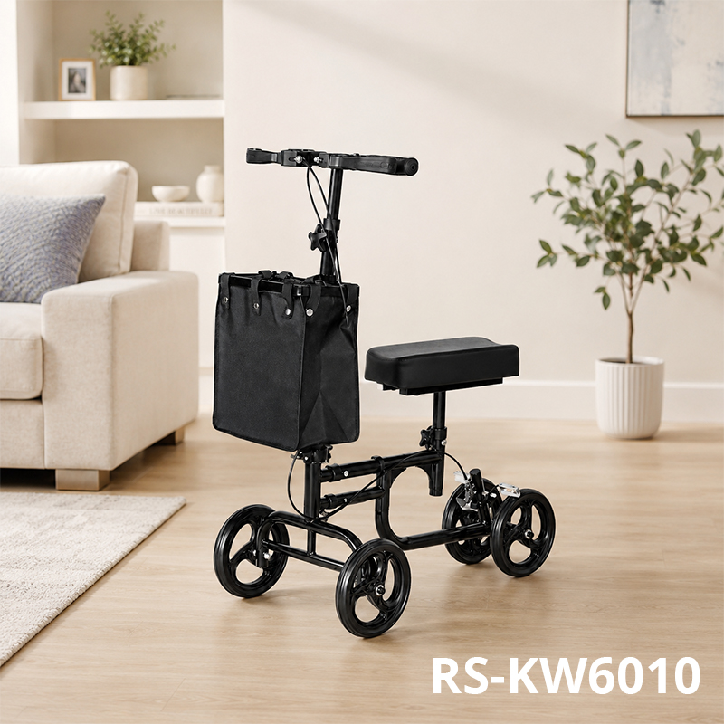 KW6010 Knee Scooter for Seniors, Foldable Recovery Mobility Aid with OEM ODM Service