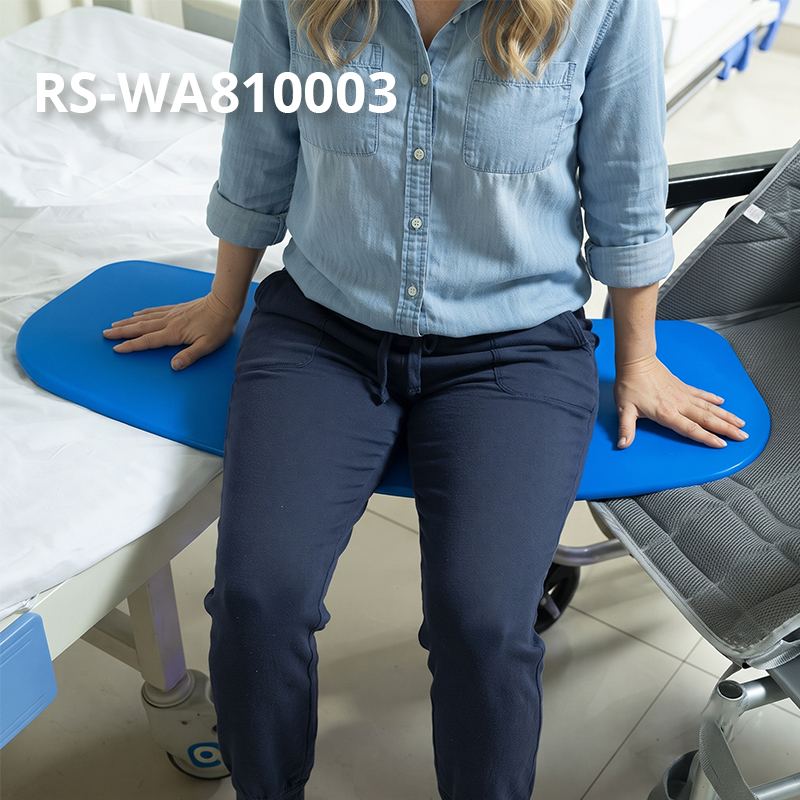 WA81003 Portable Patient Transfer Board ABS Sliding Transfer Aid Board for Rollator Walker Wheelchair Elderly Care Mobility Support