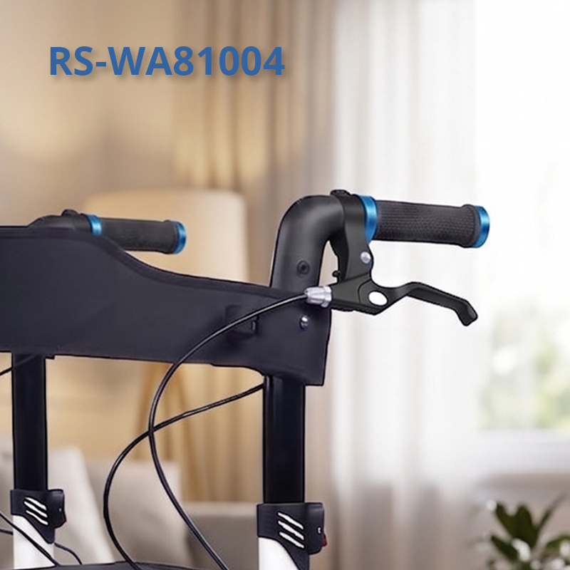 WA81004 Universal Rollator Walker Replacement Handle Grips Soft Rubber Non-Slip Mobility Aid Accessories