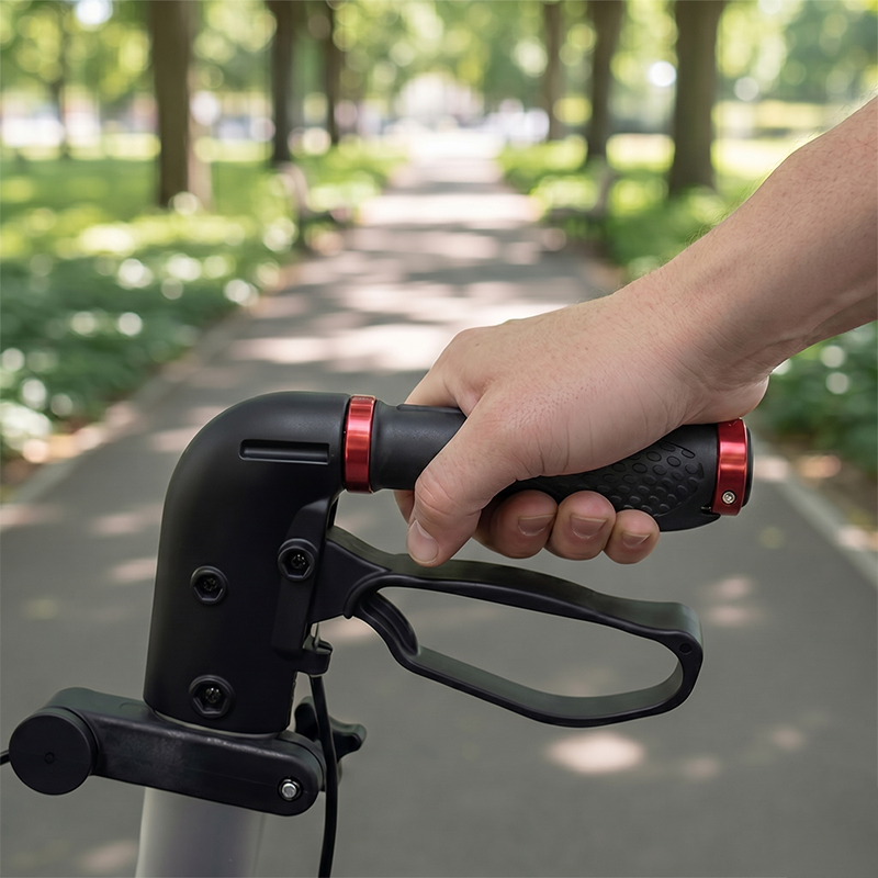 WA81005 Ergonomic Rollator Replacement Handle Grips Soft Rubber Aluminum Alloy Non-Slip Walker Accessories