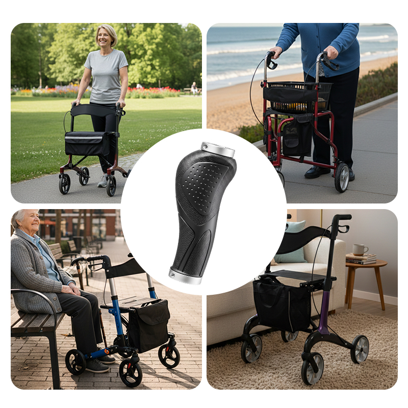 WA81010 Replacement Handle Grips Non-Slip Ergonomic Walker Parts for Mobility Aid Suppliers