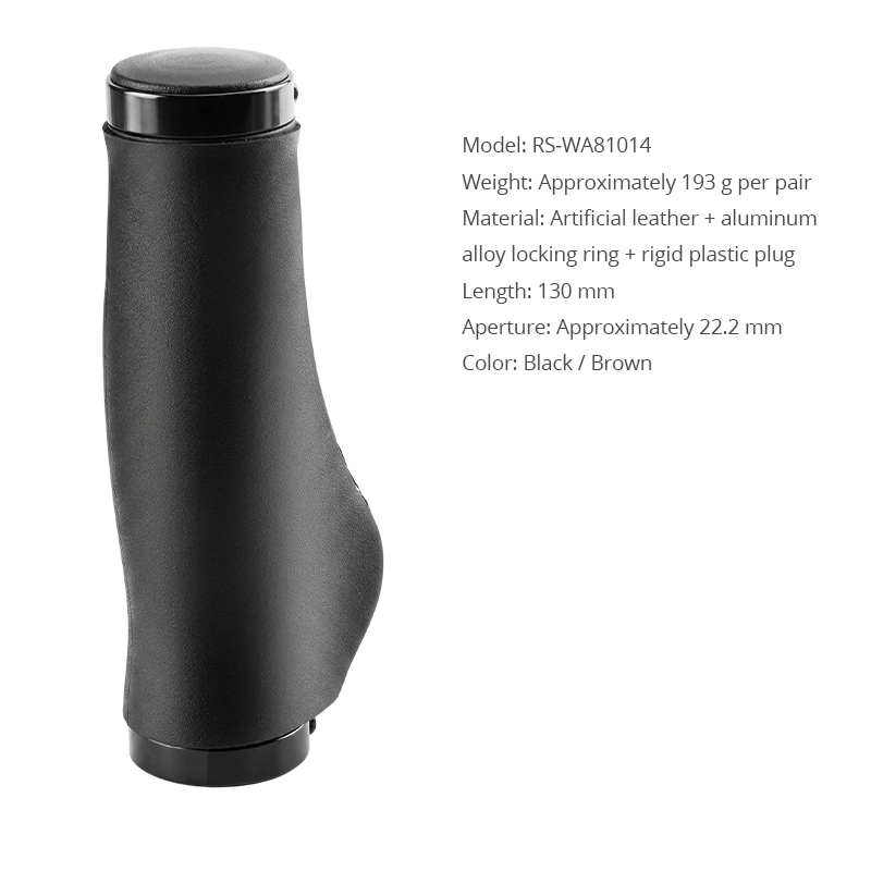 WA81014 Rollator Replacement Handle Grips, Artificial Leather Walker Accessories for Medical Equipment Suppliers