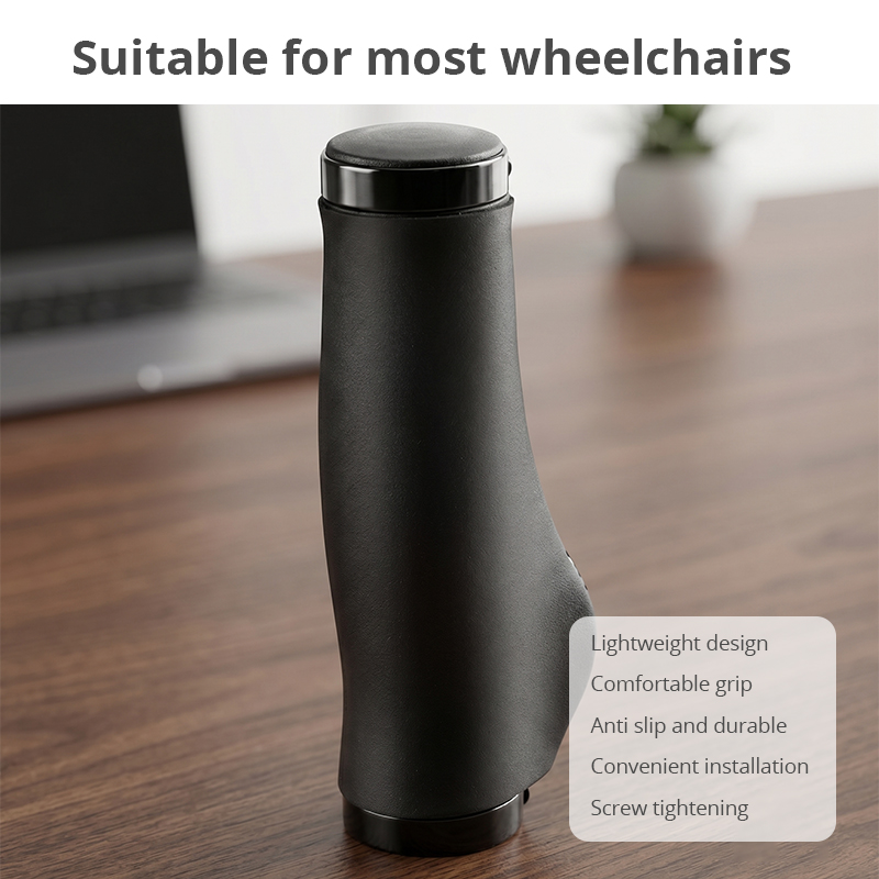 WA81014 Rollator Replacement Handle Grips, Artificial Leather Walker Accessories for Medical Equipment Suppliers