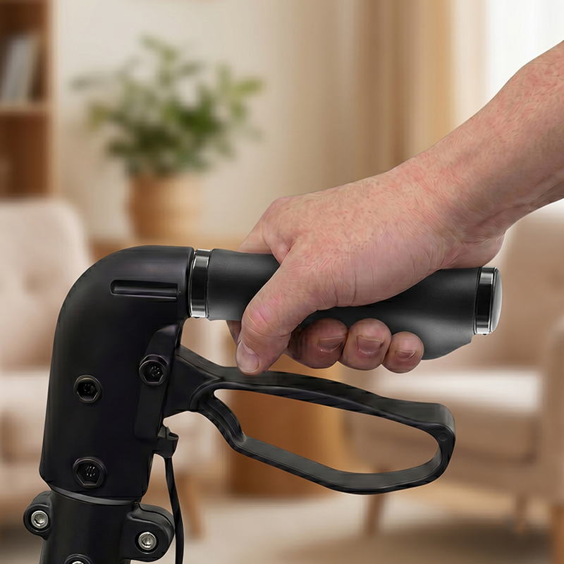 WA81014 Rollator Replacement Handle Grips, Artificial Leather Walker Accessories for Medical Equipment Suppliers
