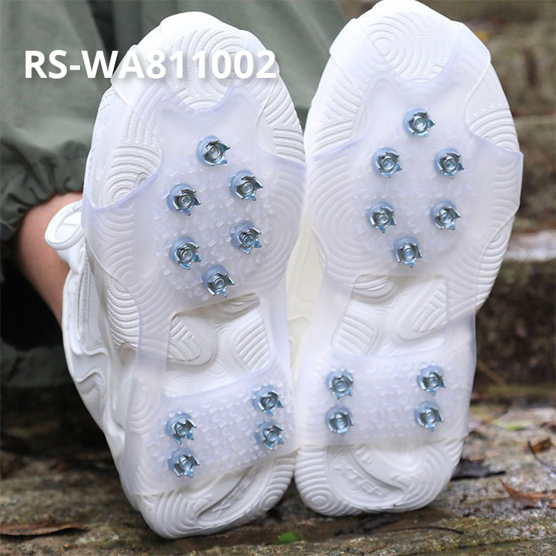 WA811002  Anti-Slip Ice Grippers for Rollator Walker Accessories Elderly Mobility Aid Winter Outdoor Safety Shoe Covers