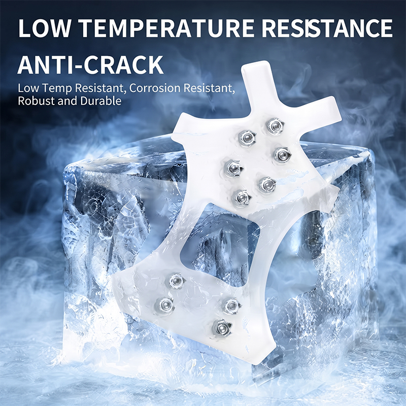 WA811002  Anti-Slip Ice Grippers for Rollator Walker Accessories Elderly Mobility Aid Winter Outdoor Safety Shoe Covers