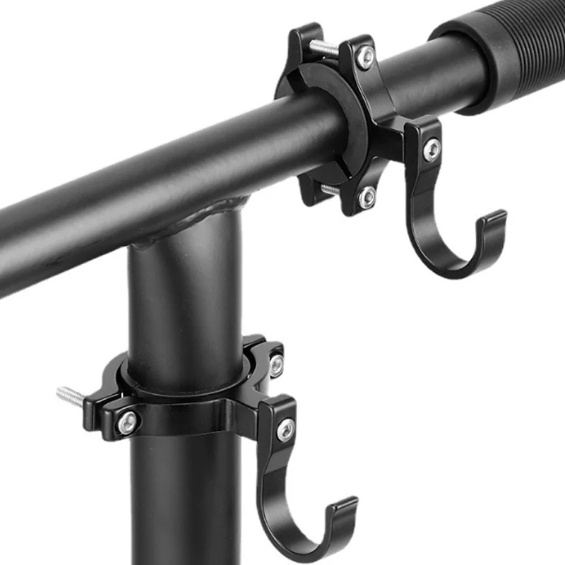 WA812001 Black Aluminum Alloy Walker Hook Attachment for Rollator Accessories, Universal Handlebar Hook for Mobility Products