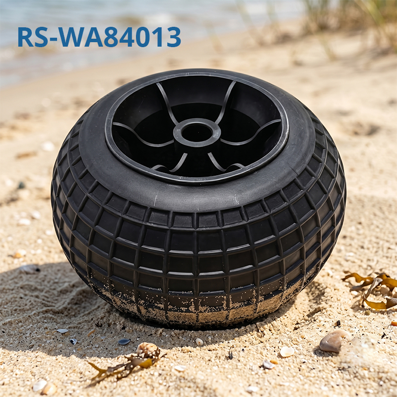 WA84013 Wholesale 8 Inch PU Foam Rollator Wheel with 10mm Bore for Walker Replacement Parts