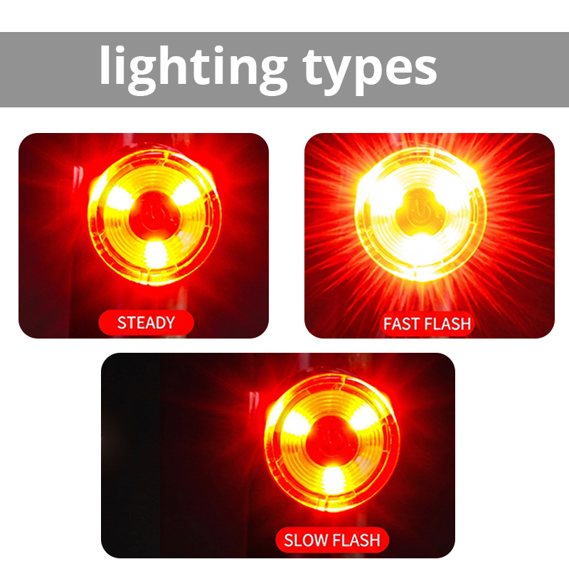 WA86001 Water Resistant LED Walker Safety Light with Flashing Modes for Rollator Accessories